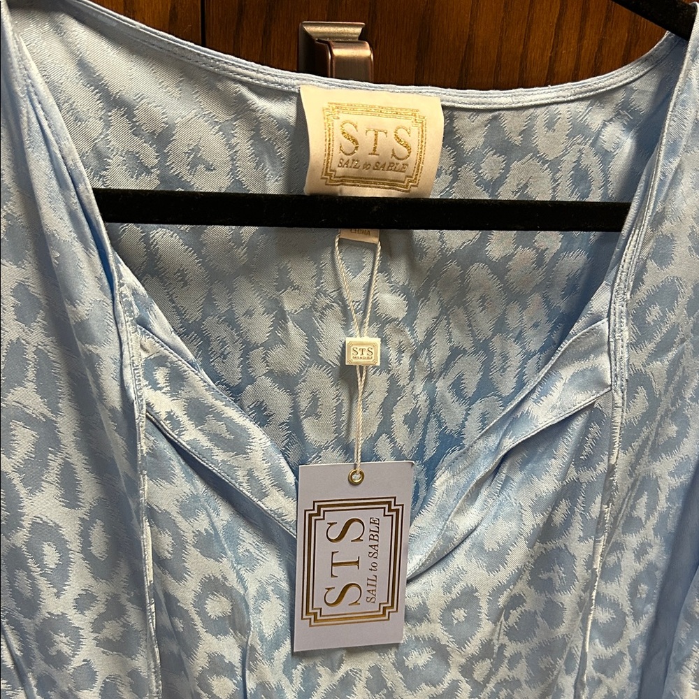 Sail to Sable Blue Long Sleeve Dress. NEW with tags. Size XL - Picture 12 of 17